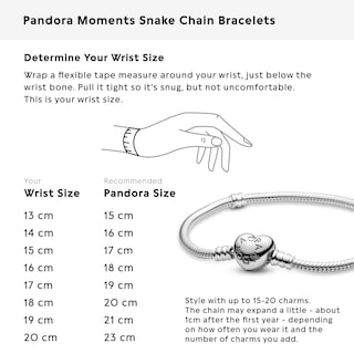 Foto 6 | Pulsera Pandora 590719-18 De Plata De Ley Para Mujer, 17 Cm - Venta Internacional.