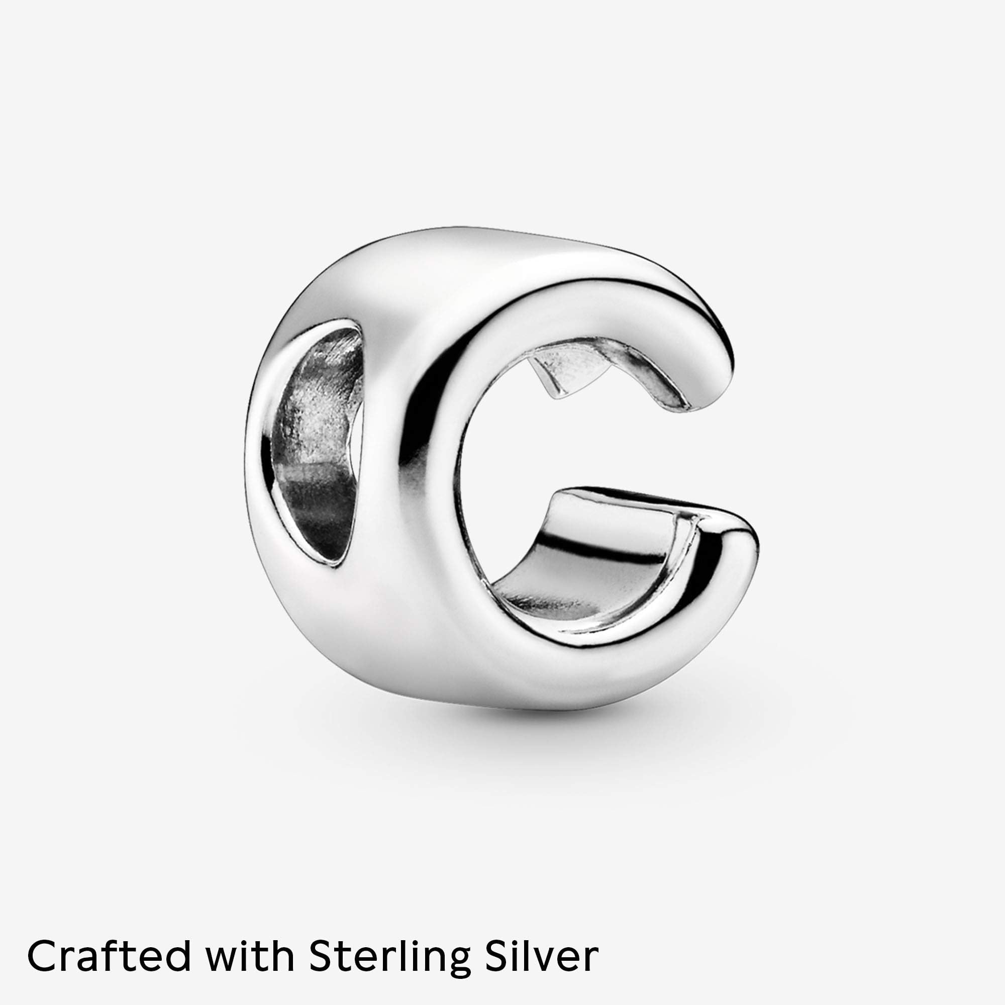 Foto 6 pulgar | Charm Pandora Jewelry, Letra C 797457, Plata De Ley - Venta Internacional.