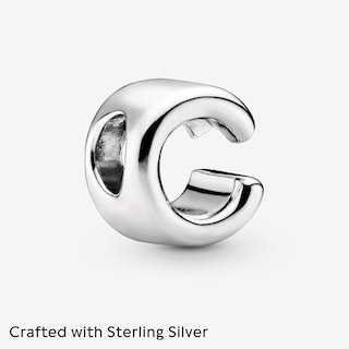 Foto 5 | Charm Pandora Jewelry, Letra C 797457, Plata De Ley - Venta Internacional.