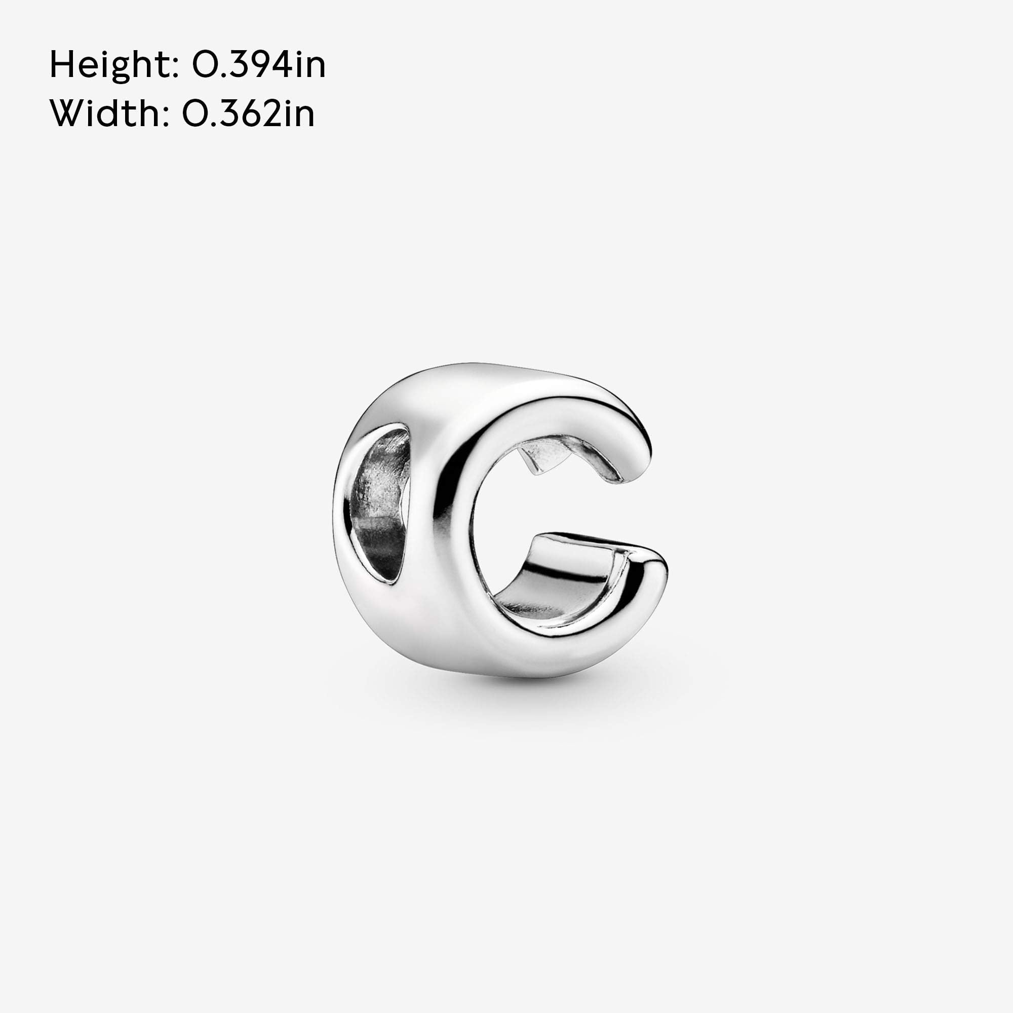 Foto 8 pulgar | Charm Pandora Jewelry, Letra C 797457, Plata De Ley - Venta Internacional.