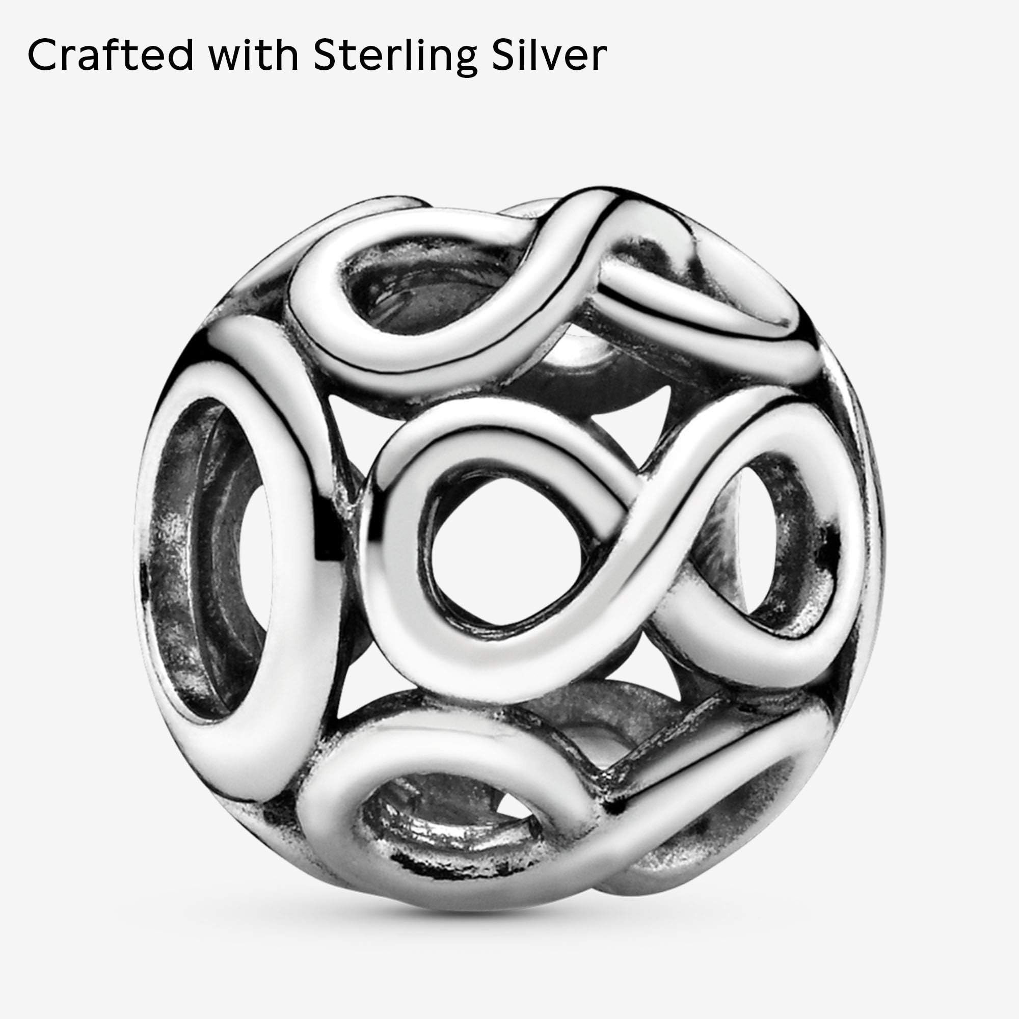 Foto 5 | Pulsera Con Dijes Pandora Infinite Shine De Plata De Ley - Venta Internacional.