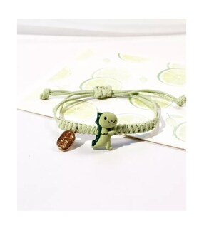 Foto 5 | Bonita Pulsera Pareja Lab.g Más Bolsa De Joyería 2 Piezas Verde /rosa