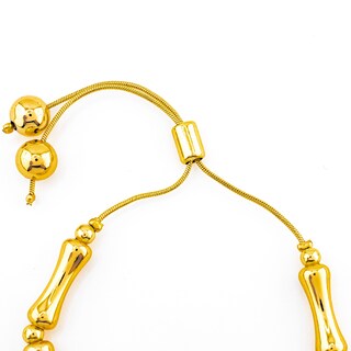 Foto 3 | Pulsera Elevador Dorada The Golden Store Chapa de Oro 18k