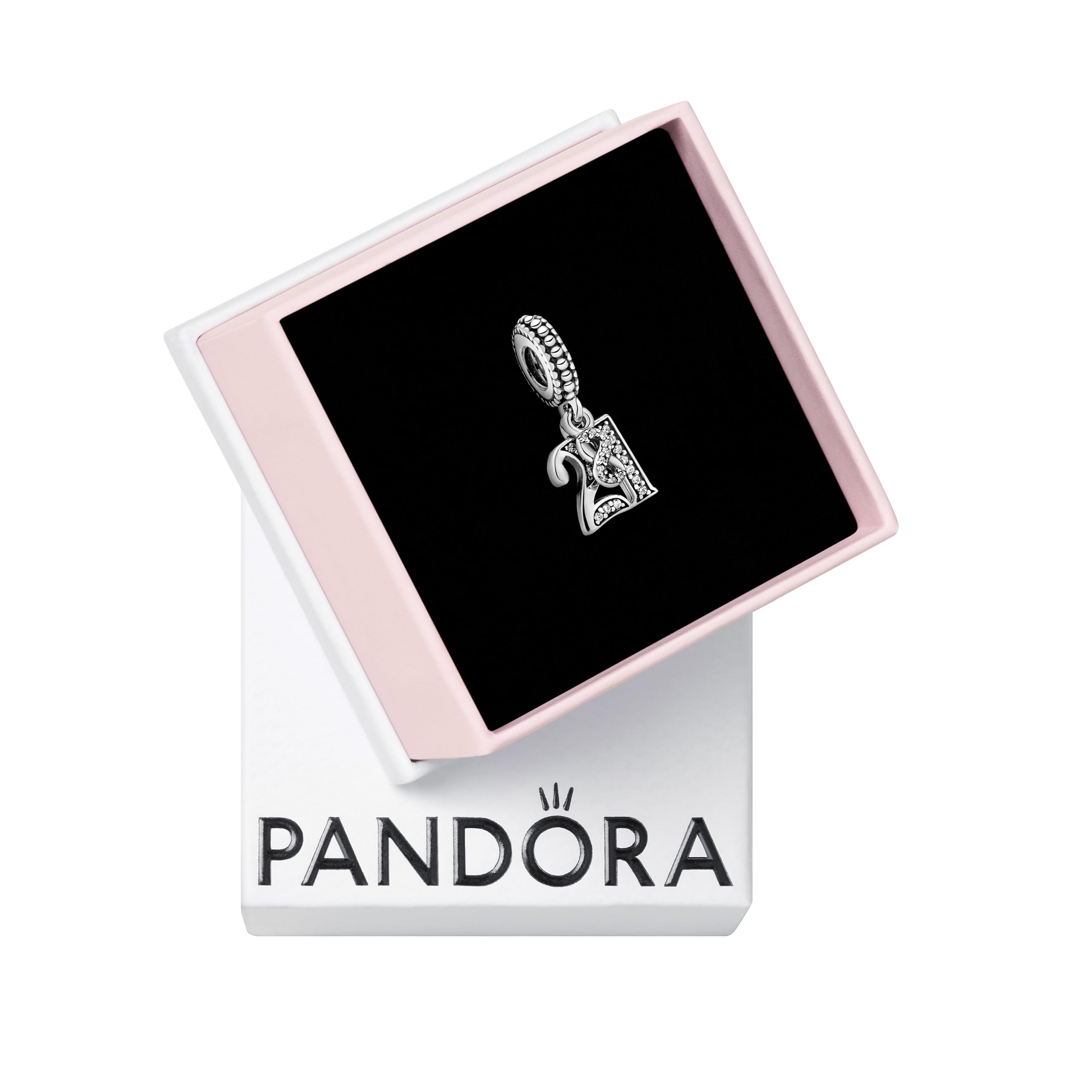 Foto 2 pulgar | Colgante De Plata De Ley Charm Pandora Para La Celebración Del 21° Aniversario - Venta Internacional.