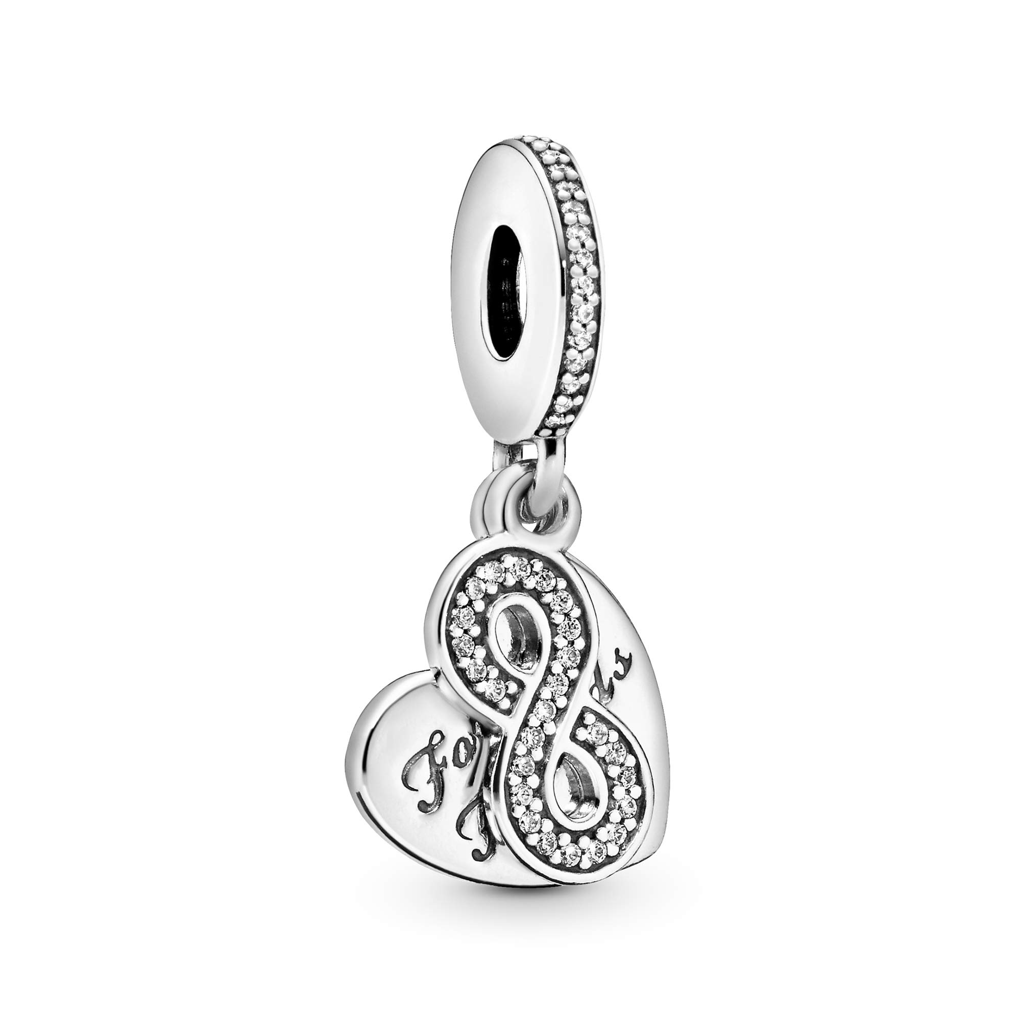Foto 3 pulgar | Colgante Con Forma De Corazón Pandora Forever Friends, Plata De Ley - Venta Internacional.