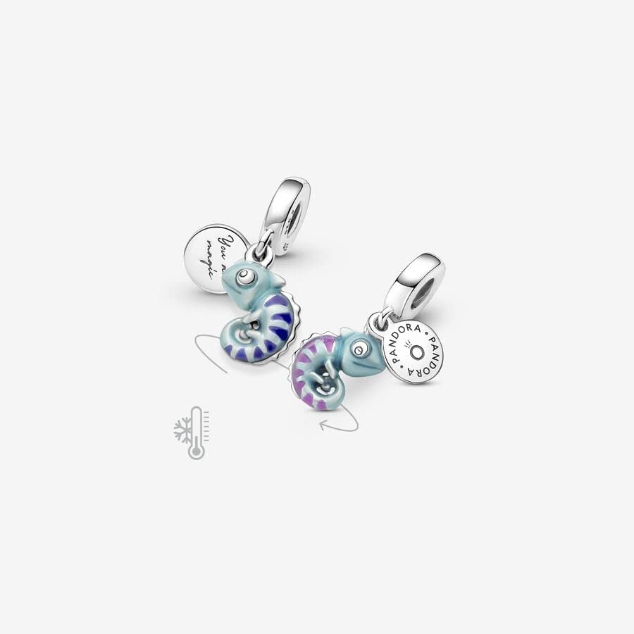 Foto 5 pulgar | Charm Pandora, Camaleón Que Cambia De Color, Plata De Ley - Venta Internacional.