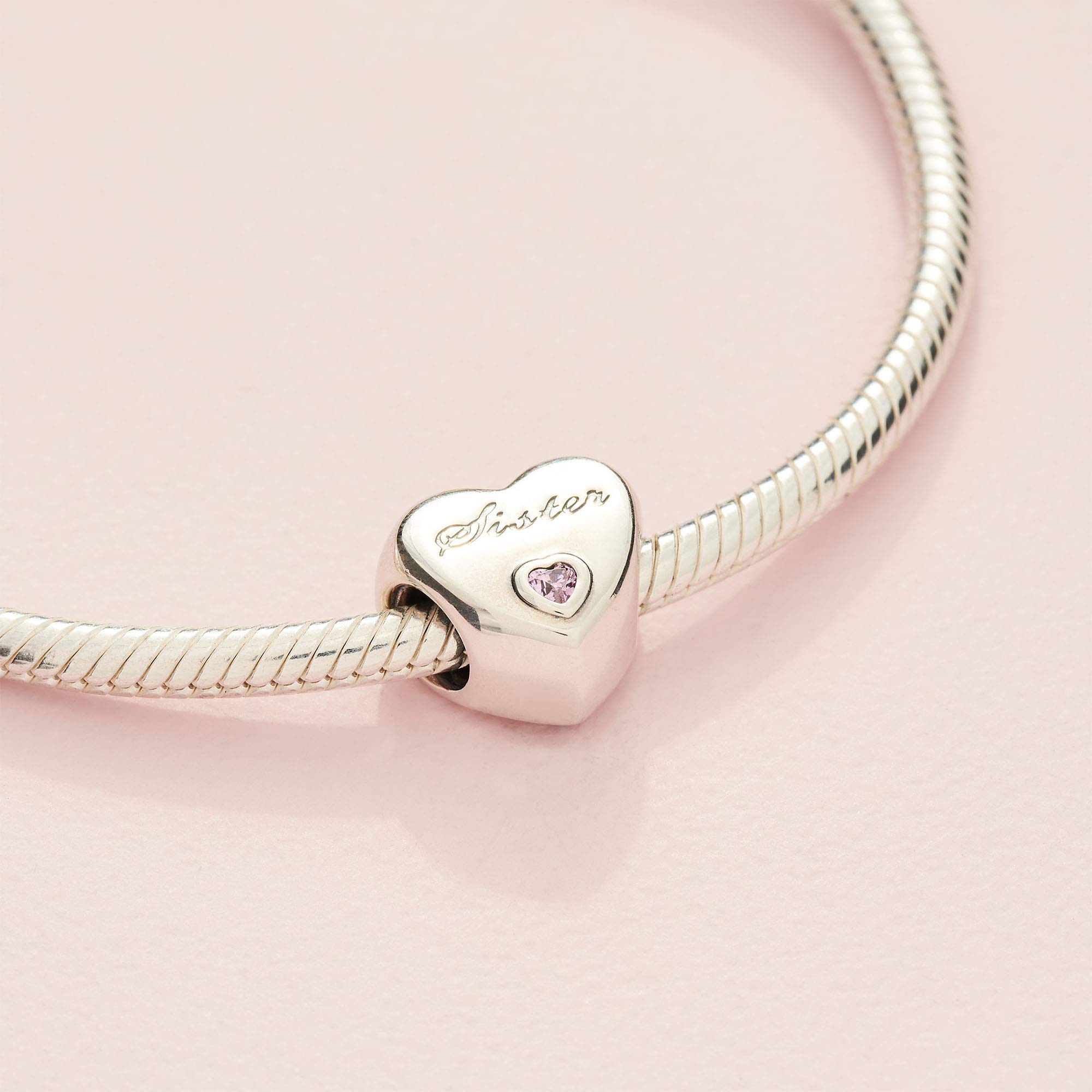 Foto 6 pulgar | Pulsera Pandora Sister's Love De Plata De Ley Con Circonita Cúbica - Venta Internacional.