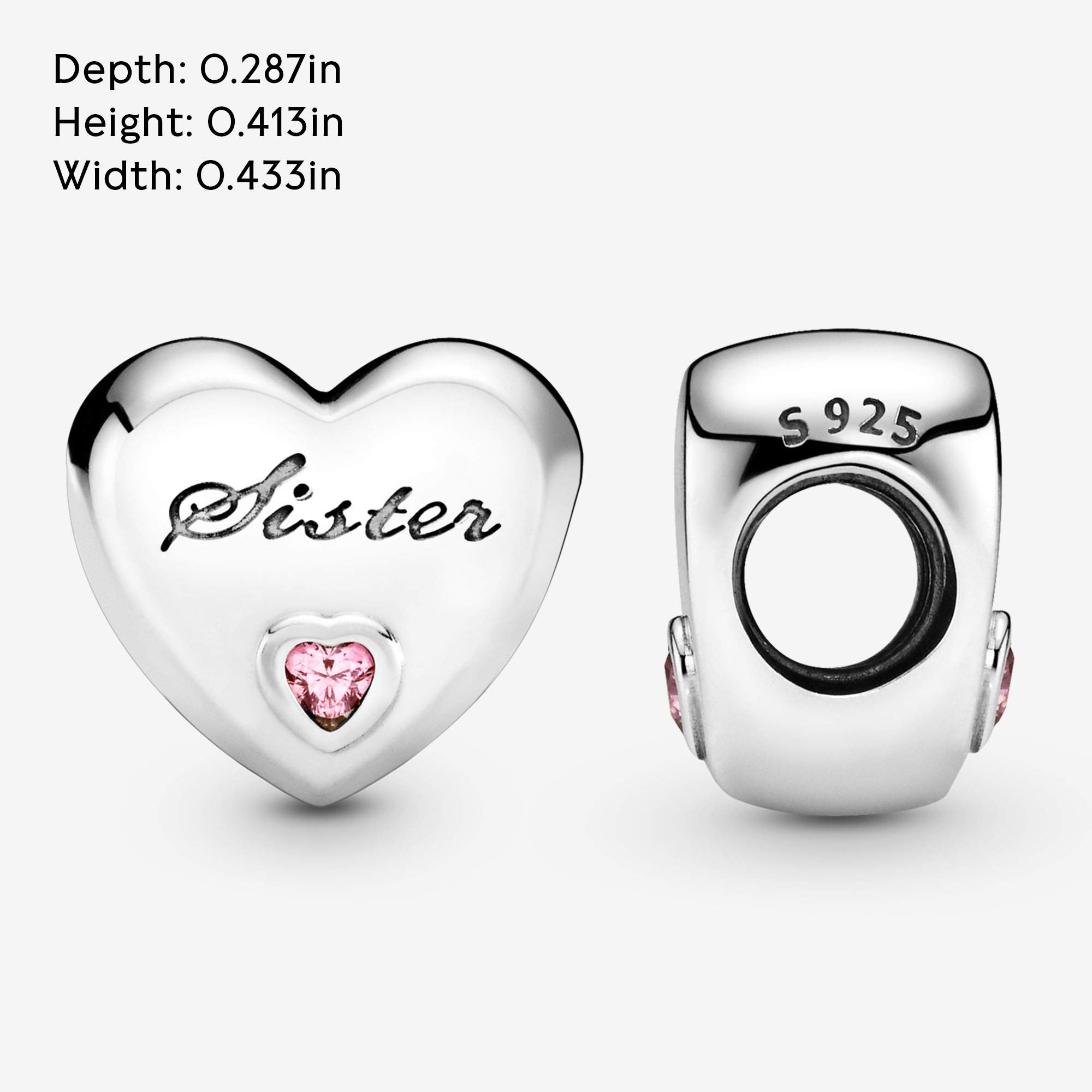 Foto 6 | Pulsera Pandora Sister's Love De Plata De Ley Con Circonita Cúbica - Venta Internacional.