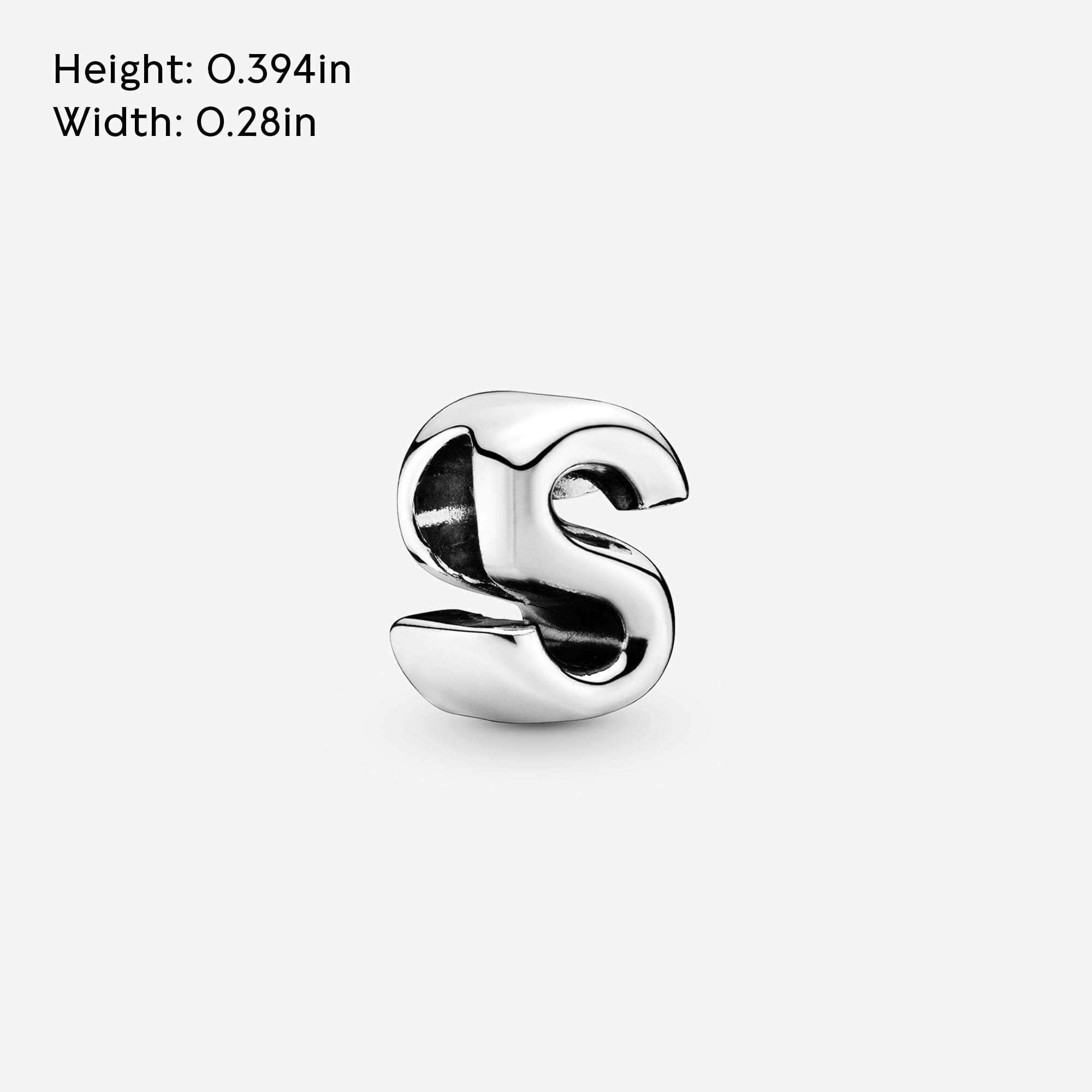 Foto 7 pulgar | Charm Pandora Con La Letra H Del Alfabeto Hecho Con Plata De Ley - Venta Internacional.