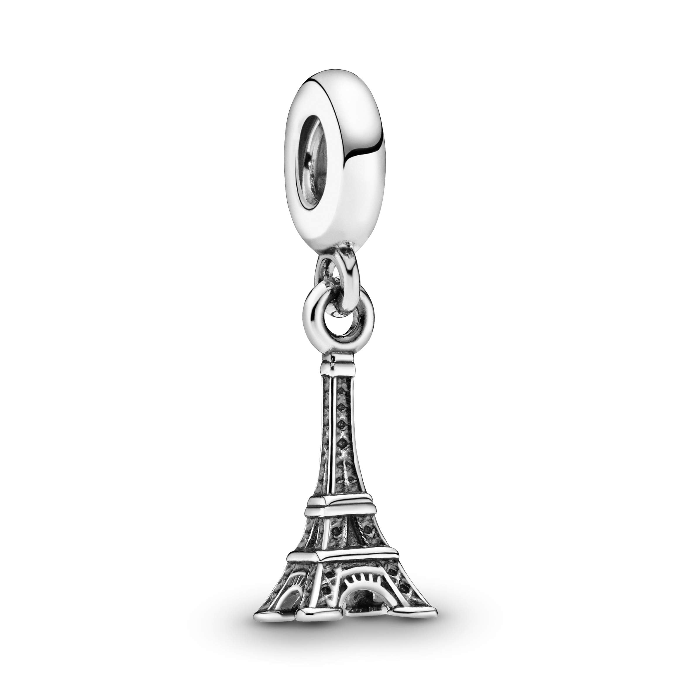 Foto 3 pulgar | Colgante Con Forma De Torre Eiffel De París Con Colgante Pandora, Plata De Ley - Venta Internacional.