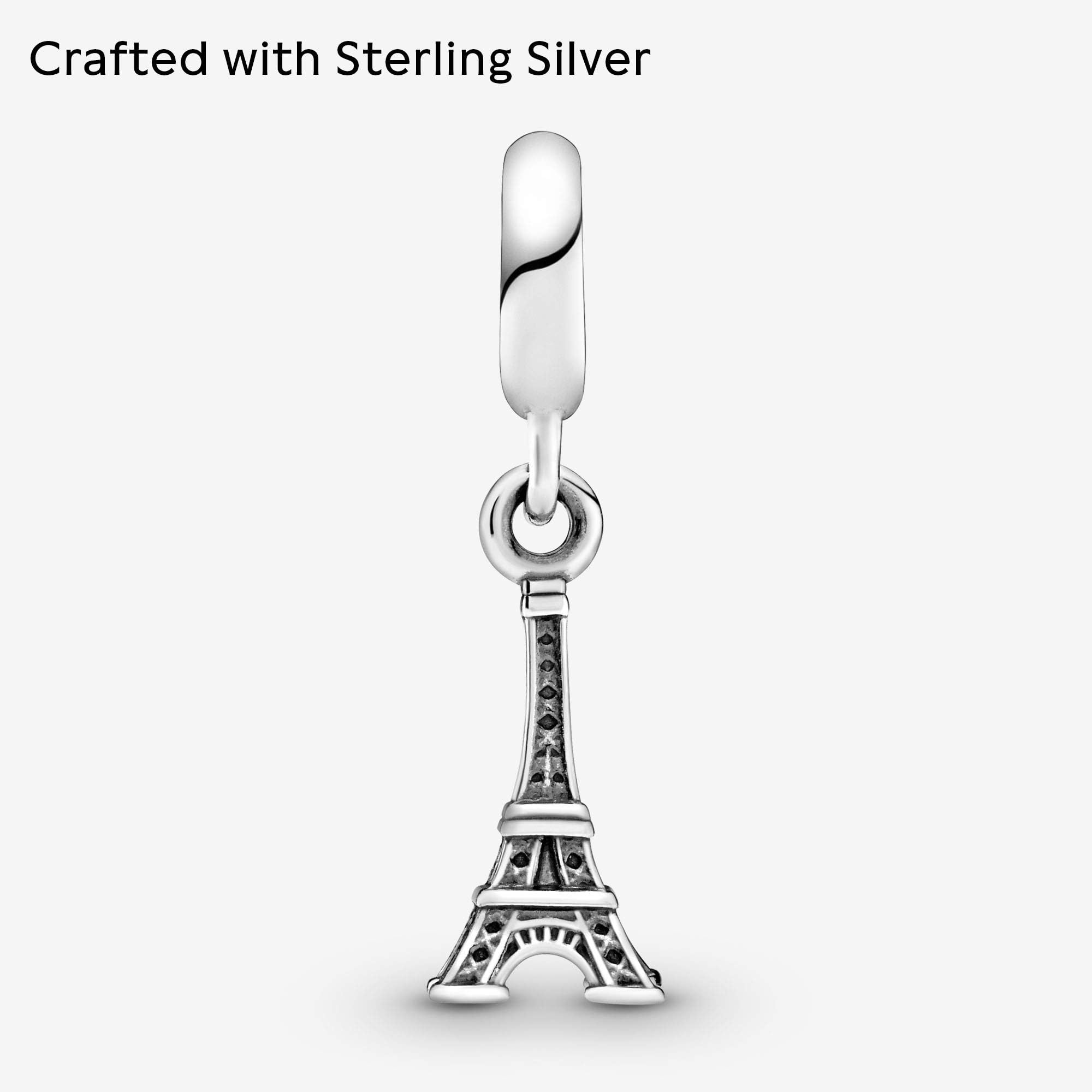 Foto 5 pulgar | Colgante Con Forma De Torre Eiffel De París Con Colgante Pandora, Plata De Ley - Venta Internacional.