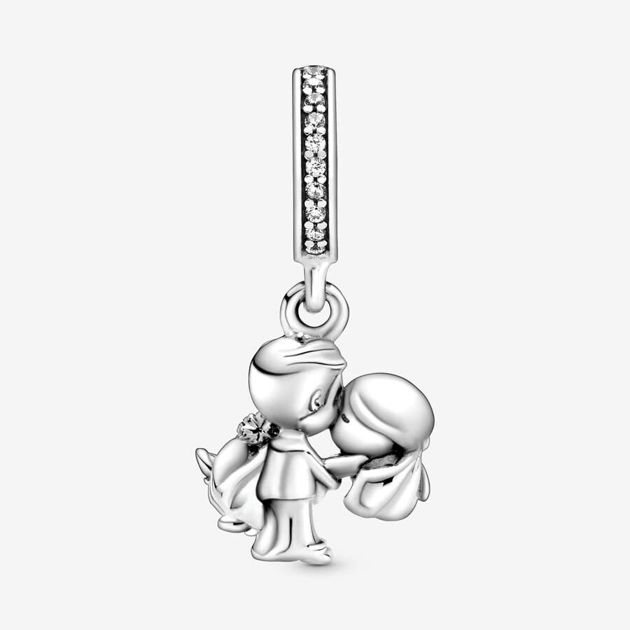 Foto 3 pulgar | Colgante Charm Pandora Para Parejas Casadas En Plata De Ley - Venta Internacional.