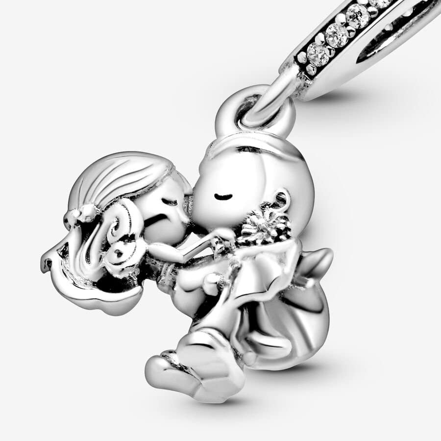 Foto 5 pulgar | Colgante Charm Pandora Para Parejas Casadas En Plata De Ley - Venta Internacional.