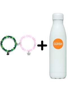Foto 1 | 2 Pulseras Pareja O Amistad + Gratis Termo Güish De Regalo