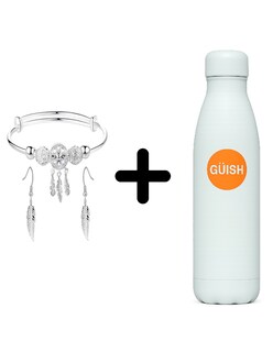 Foto 1 | Pulsera Atrapasueño Y Pendientes Mujer + Gratis Termo Güish De Regalo