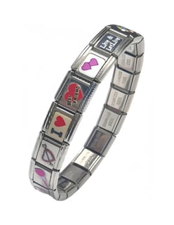 Foto 2 | Pulsera Italian Charm Rosa + Gratis Termo Güish De Regalo