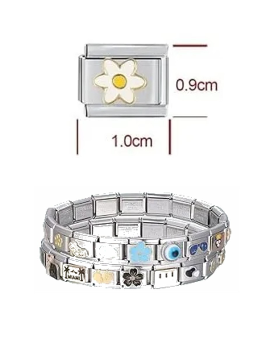 Foto 5 pulgar | Pulsera Italian Charm Rosa + Gratis Termo Güish De Regalo