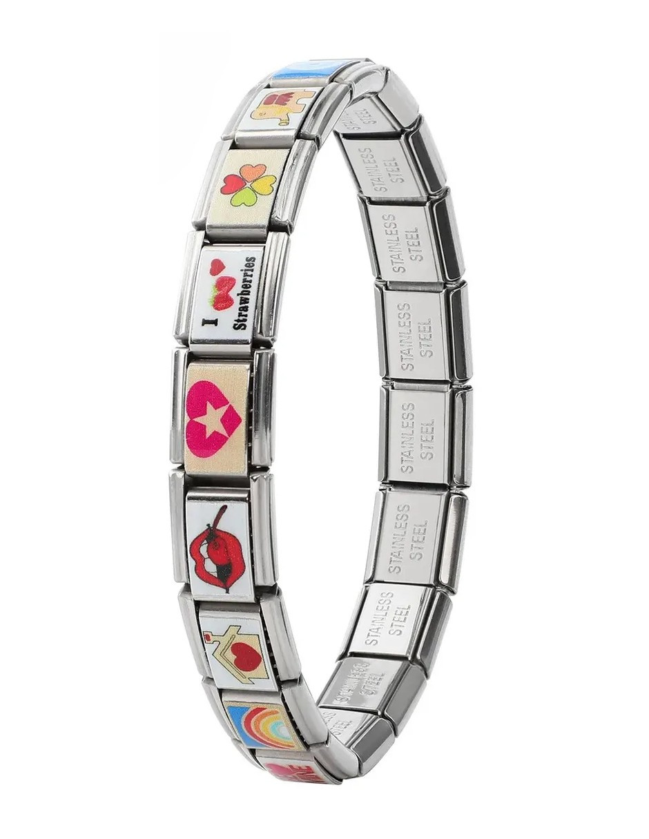 Foto 3 pulgar | Pulsera Genérica Italiana De Acero Inoxidable + Gratis Termo Güish De Regalo