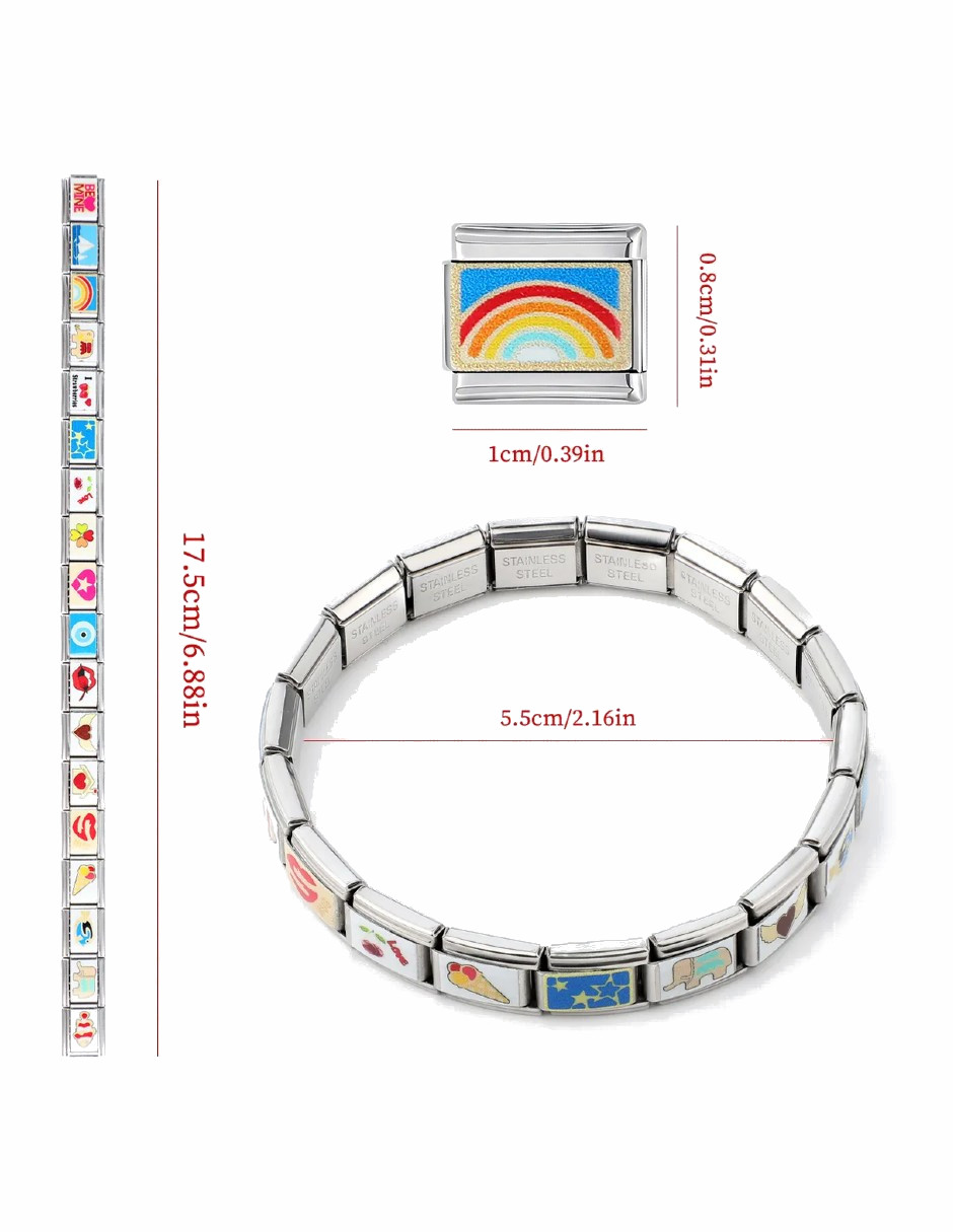 Foto 4 | Pulsera Genérica Italiana De Acero Inoxidable + Gratis Termo Güish De Regalo