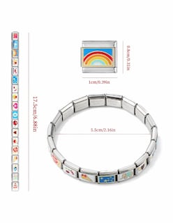 Foto 4 | Pulsera Genérica Italiana De Acero Inoxidable + Gratis Termo Güish De Regalo