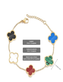 Foto 3 | Pulsera Trébol Colores + Gratis Termo Güish De Regalo