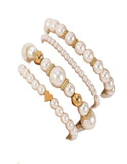 Foto 2 | 4pzs Pulsera De Perlas + Gratis Termo Güish De Regalo