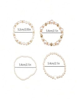 Foto 3 | 4pzs Pulsera De Perlas + Gratis Termo Güish De Regalo