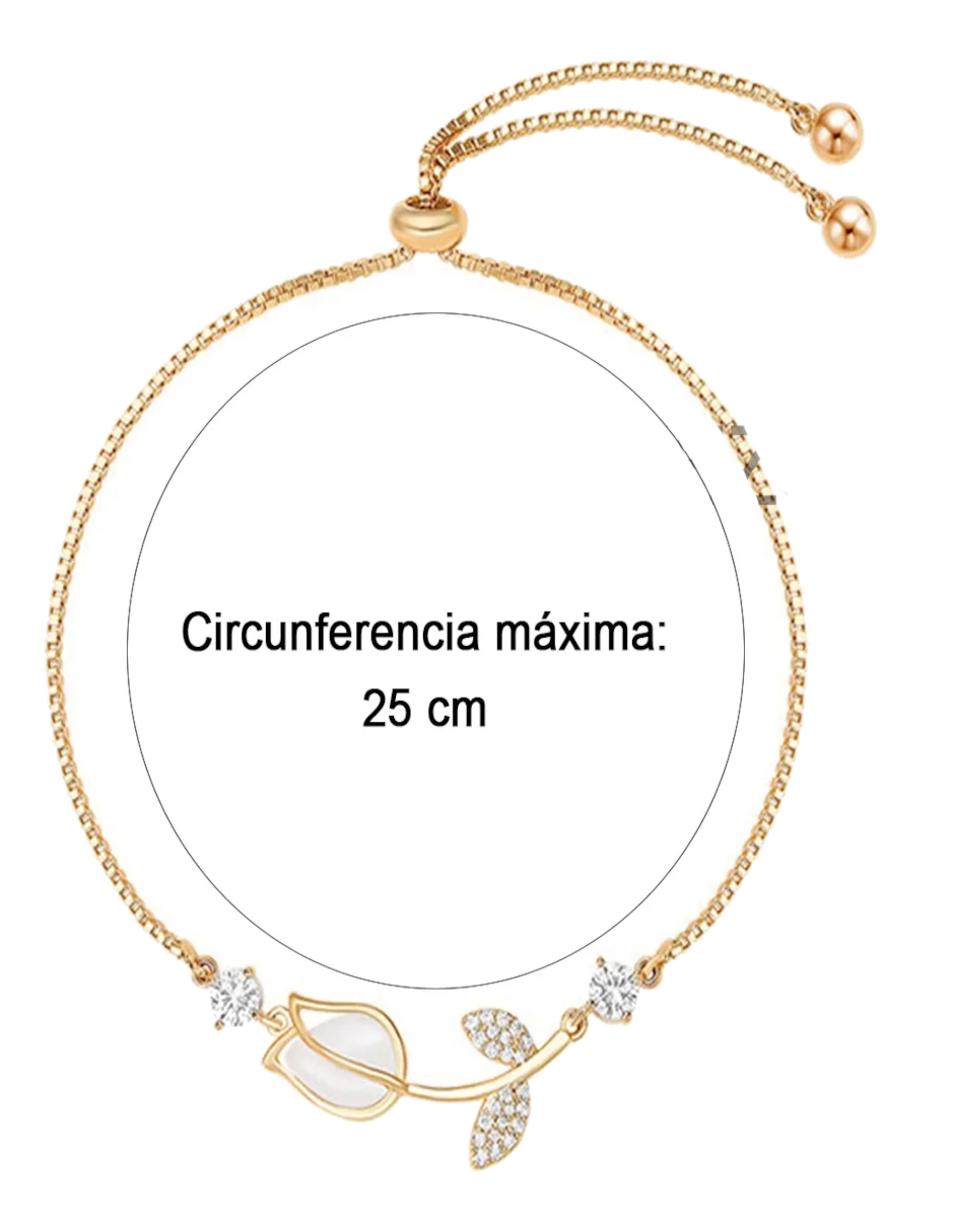 Foto 4 pulgar | Pulsera Tulipán + Gratis Termo Güish De Regalo