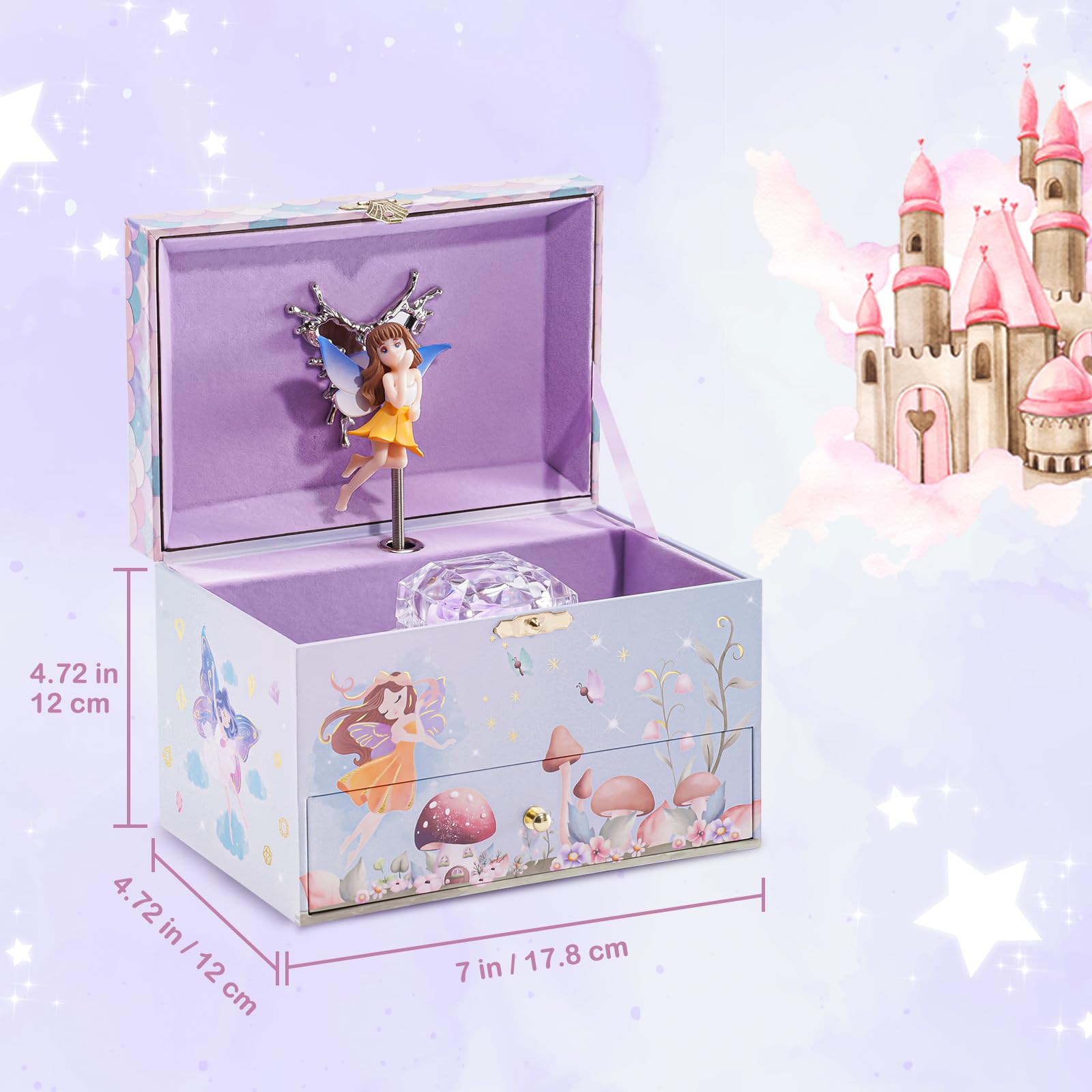 Foto 7 pulgar | Joyero Procase Waltz Children Unicorn Para Niñas De 2 A 8 Años - Venta Internacional.