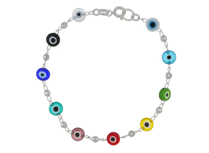 Foto 2 pulgar | Pulsera Xtellar Ojo Turco Plata 925