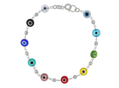 Foto 1 | Pulsera Xtellar Ojo Turco Plata 925