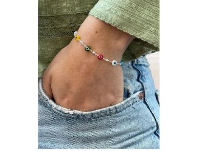 Foto 2 | Pulsera Xtellar Ojo Turco Plata 925