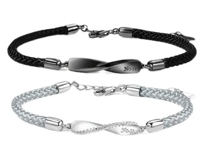 Foto 1 | 2pulseras Pareja Regalo Mujer Hombres El Bucle De Möbius
