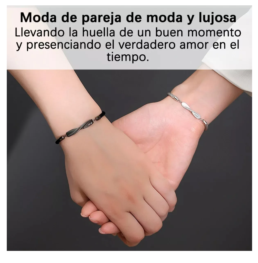Foto 5 | 2pulseras Pareja Regalo Mujer Hombres El Bucle De Möbius