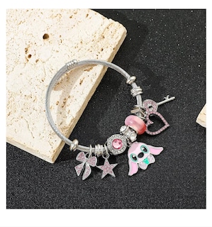Foto 5 | Pulsera Plata Para Stitch Dije Ajustable Joyeria Mujer