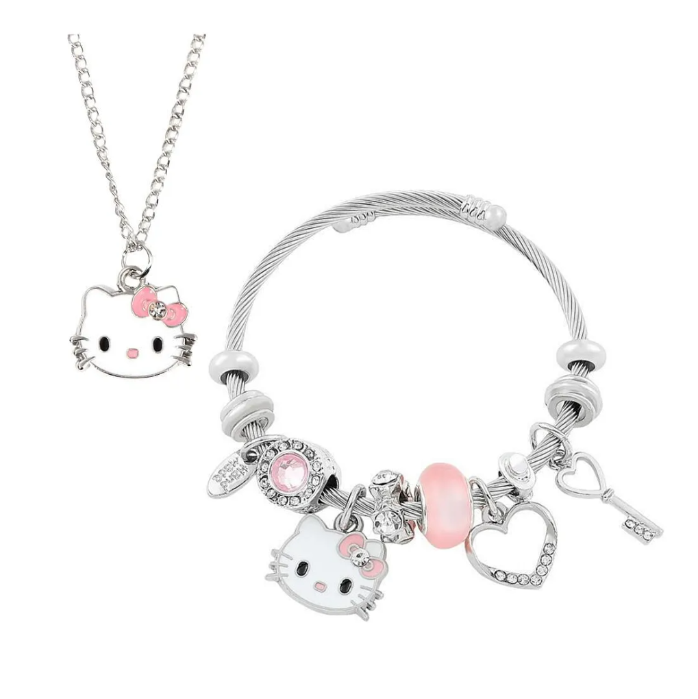 Hello Kitty Collar + Pulsera Accesorios