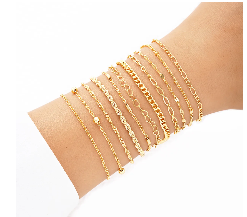 11 Uds Cadena Cubana Cadena Sujetapapeles Accesorios Regalos