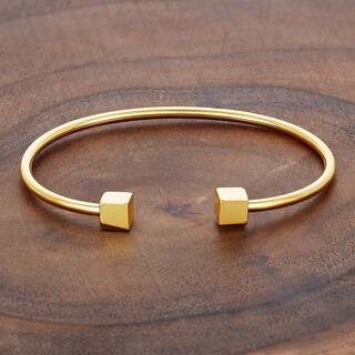 Foto 3 | Brazalete West Coast Jewelry Elya De Acero Inoxidable Chapado En Oro - Venta Internacional.