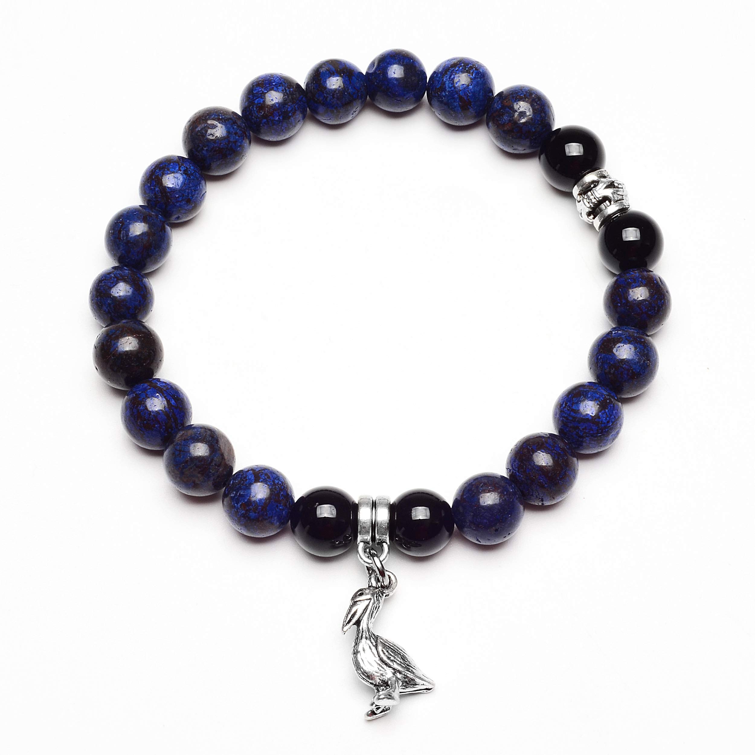 Foto 2 | Pulsera De La Costa Oeste Jewelry Elya Stork Charm Con Piedra De Ágata - Venta Internacional.