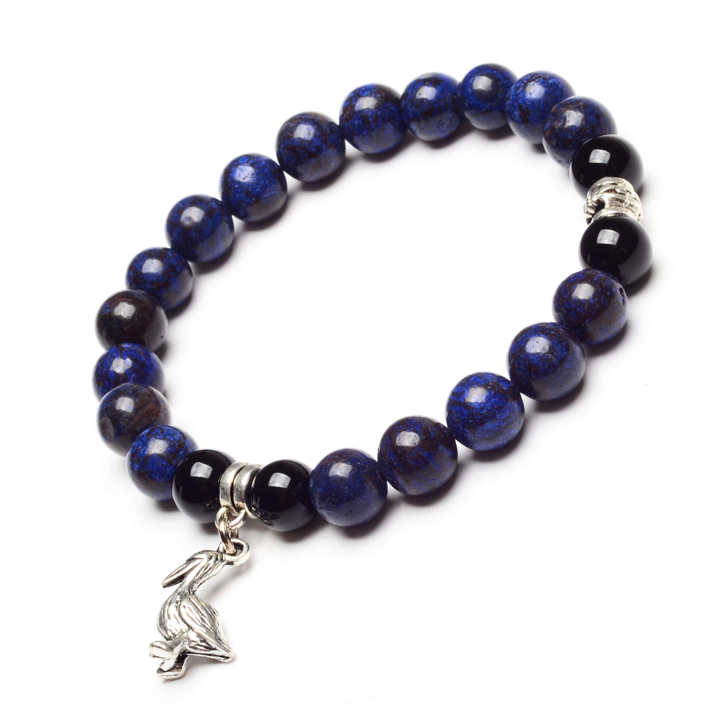 Foto 4 | Pulsera De La Costa Oeste Jewelry Elya Stork Charm Con Piedra De Ágata - Venta Internacional.