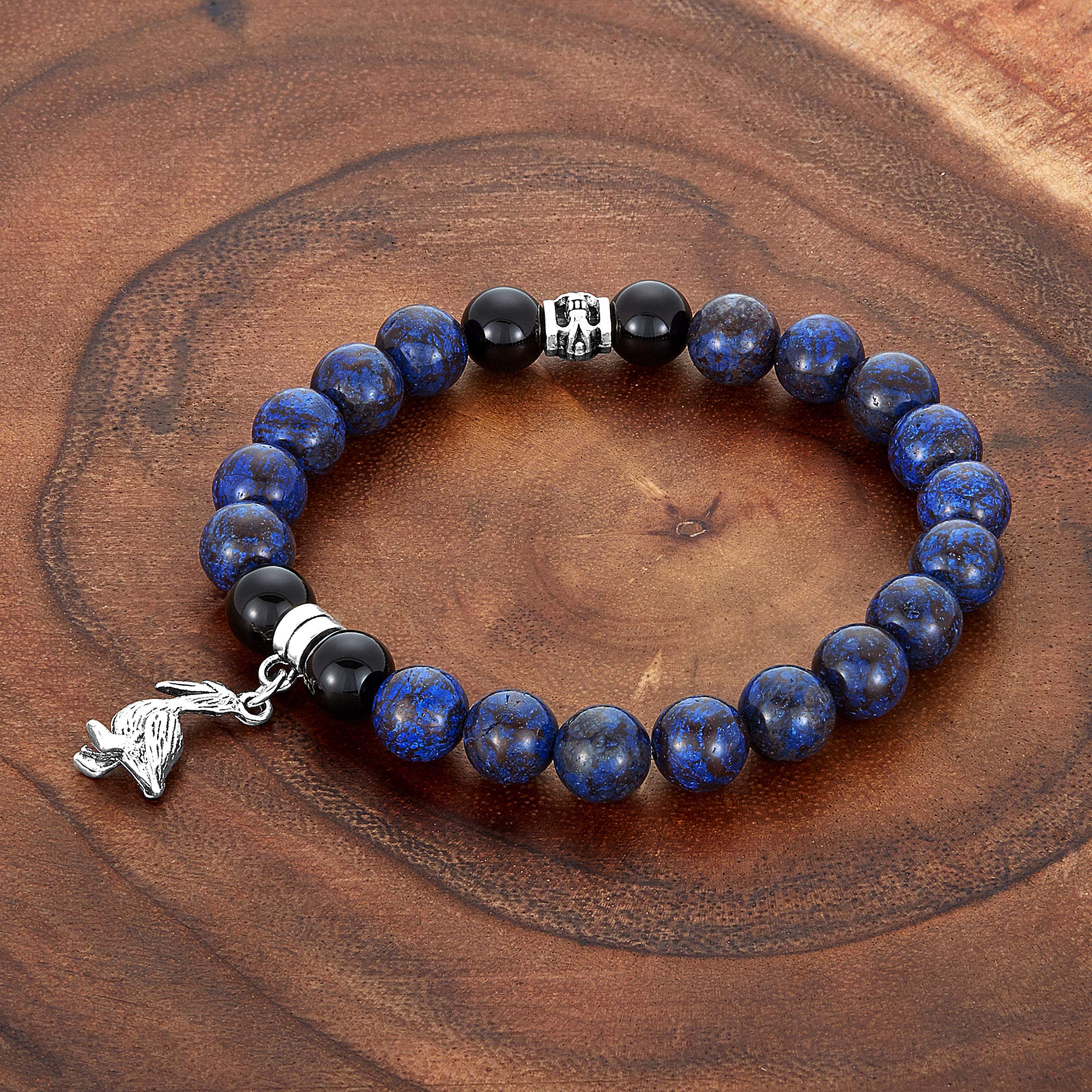 Foto 5 | Pulsera De La Costa Oeste Jewelry Elya Stork Charm Con Piedra De Ágata - Venta Internacional.