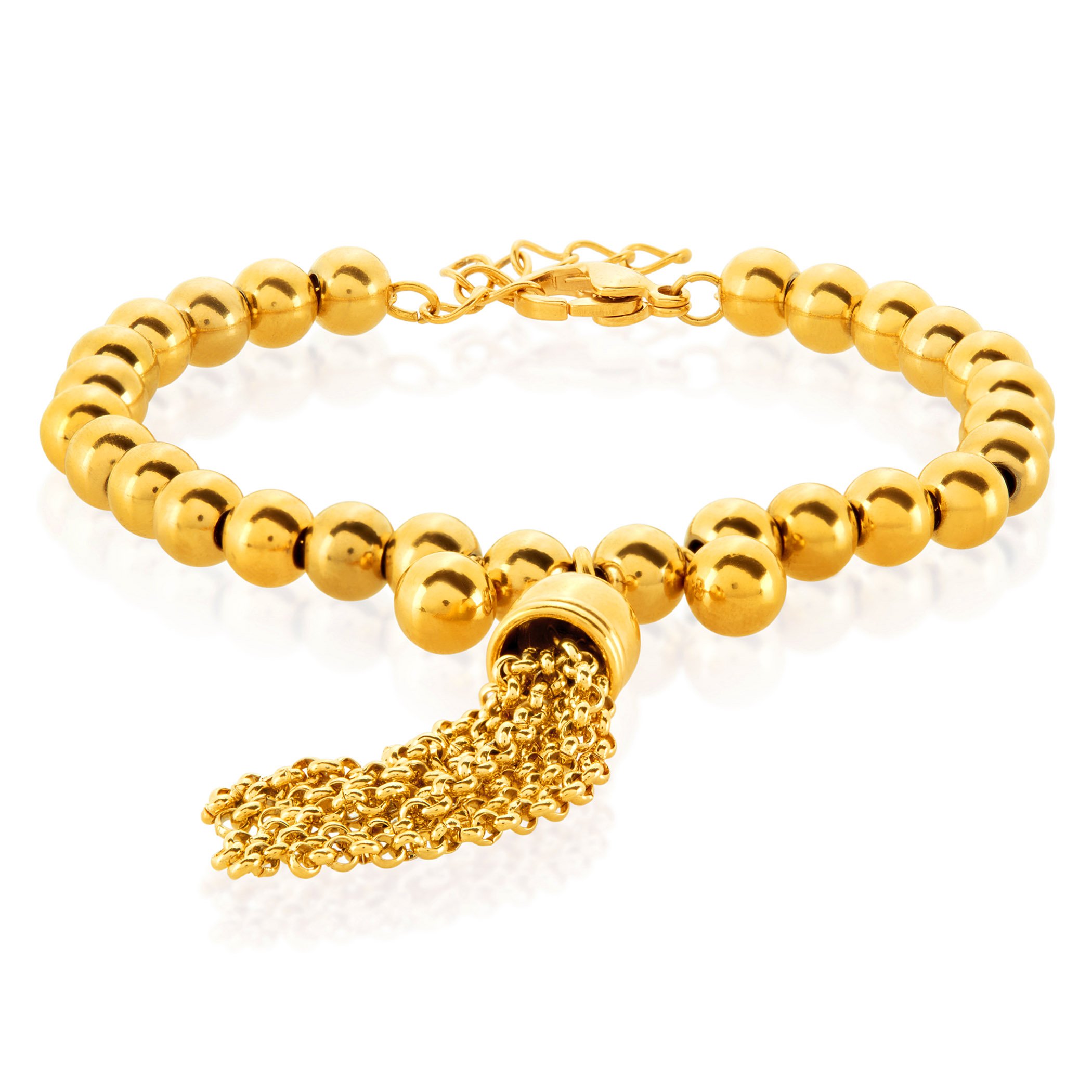 Foto 2 | Pulsera West Coast Jewelry Con Borlas De Acero Inoxidable - Venta Internacional.