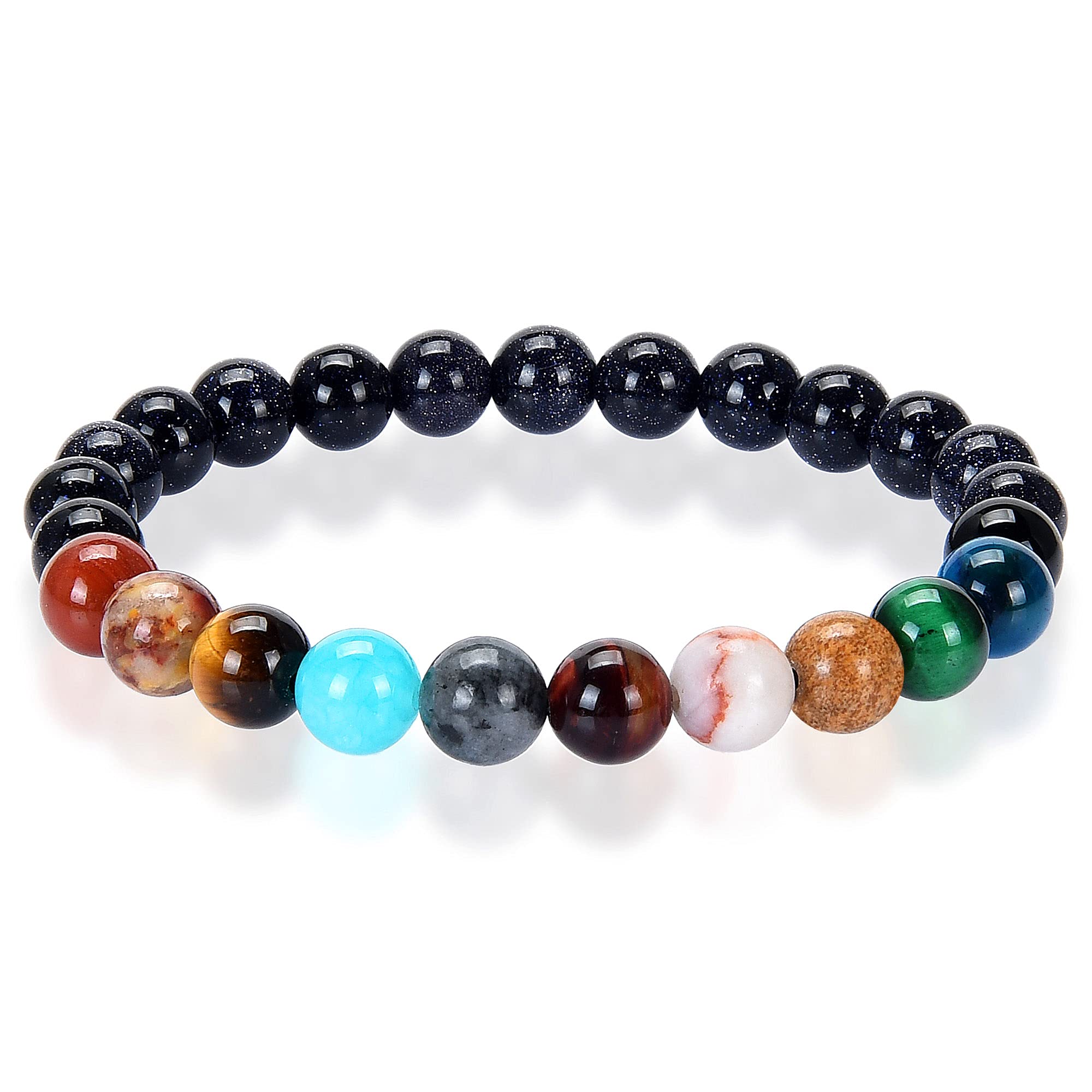 Foto 2 | Pulsera West Coast Jewelry Solar System Con Cuentas De Arenisca - Venta Internacional.