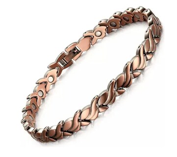 Foto 1 | 21cm Pulsera De Cobre Puro Mujer Terapia Magnético Para