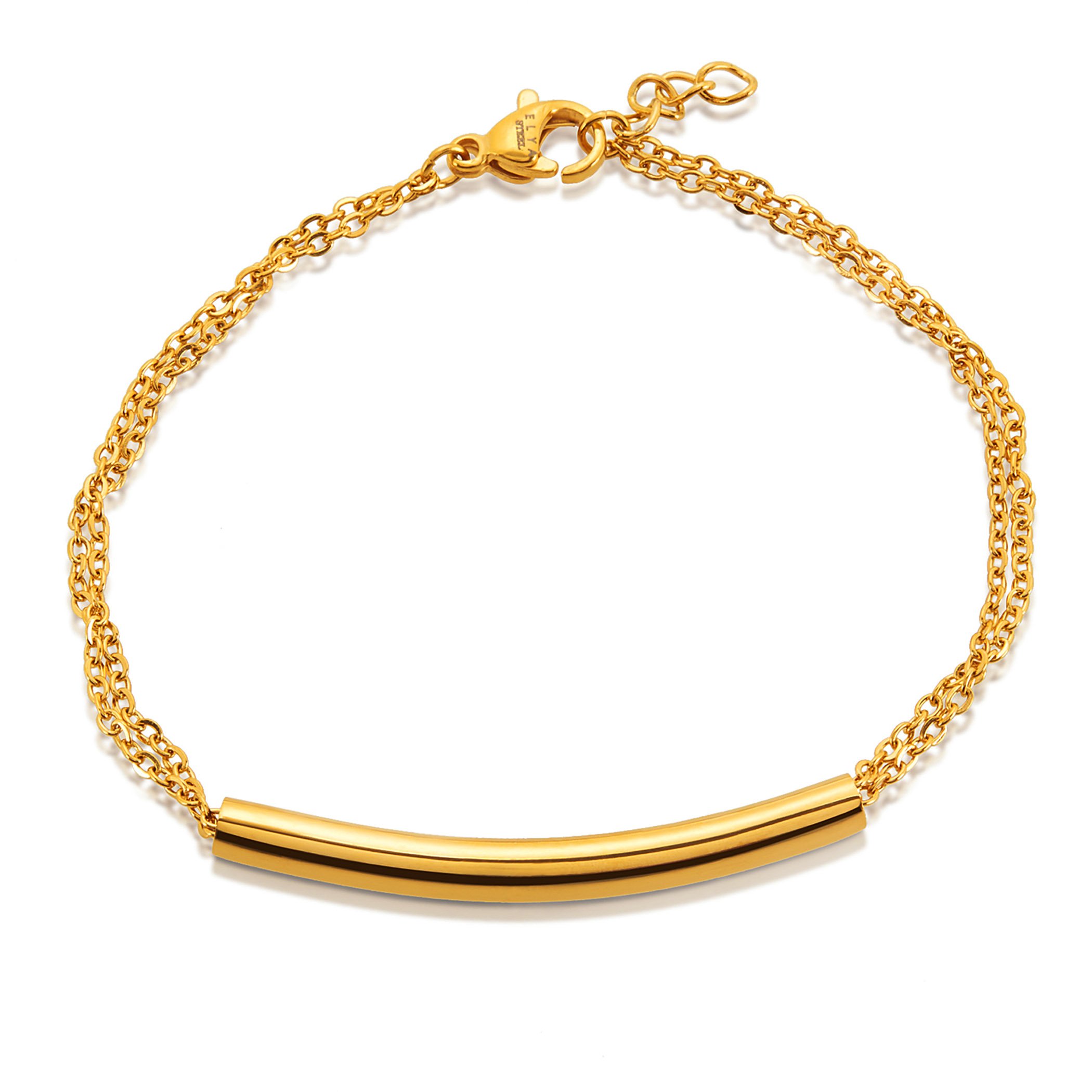 Foto 1 | Pulsera West Coast Jewelry De Acero Inoxidable Chapado En Oro - Venta Internacional.