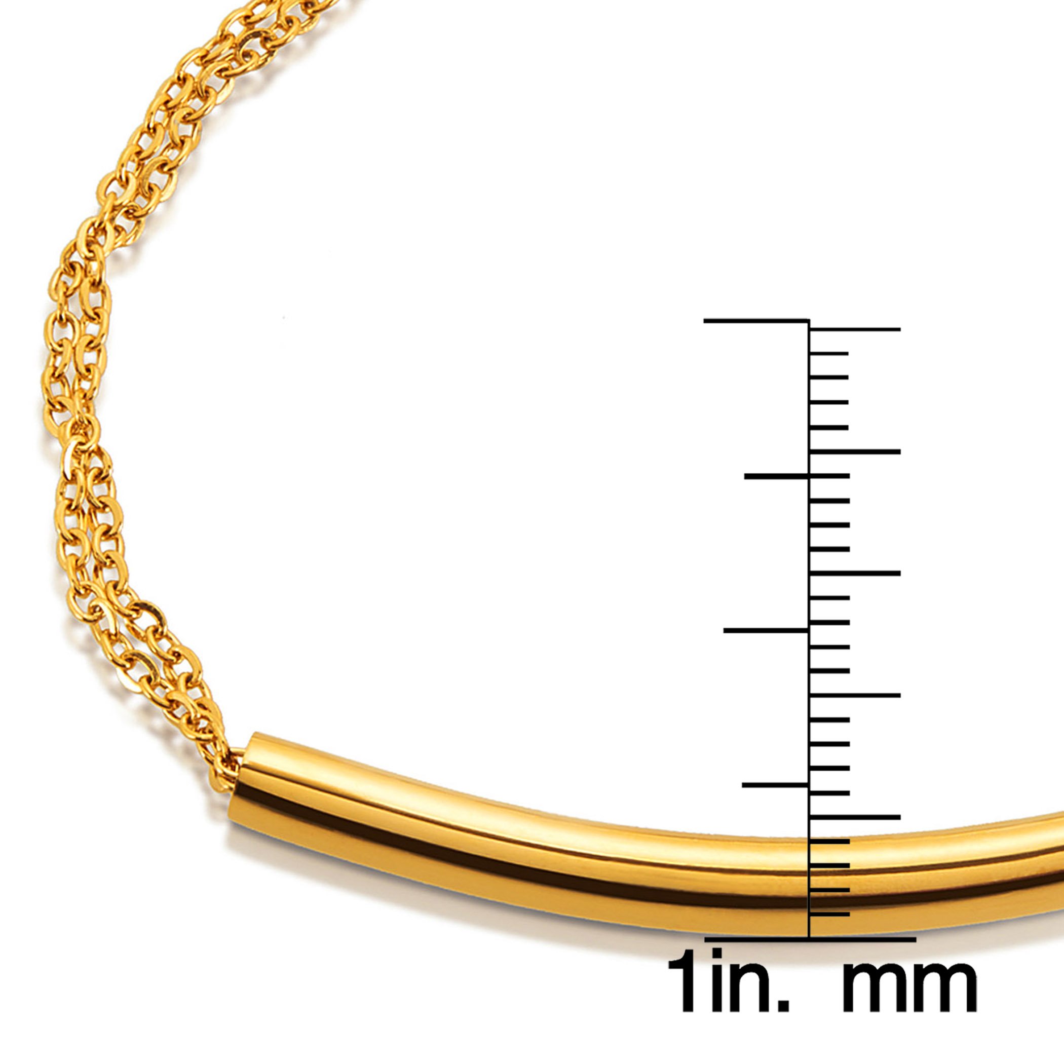 Foto 4 pulgar | Pulsera West Coast Jewelry De Acero Inoxidable Chapado En Oro - Venta Internacional.