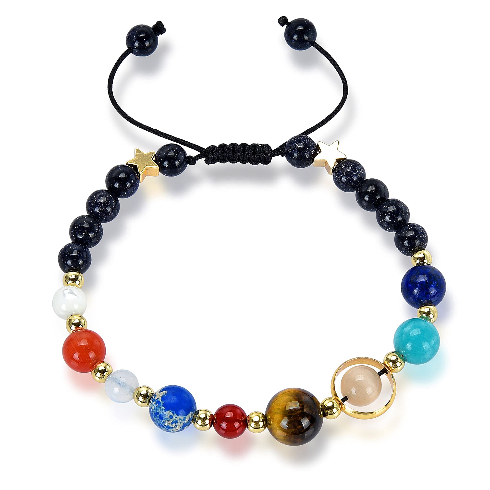 Foto 1 | Pulsera West Coast Jewelry, Sistema Solar, Piedra Natural, 6 Mm - Venta Internacional.