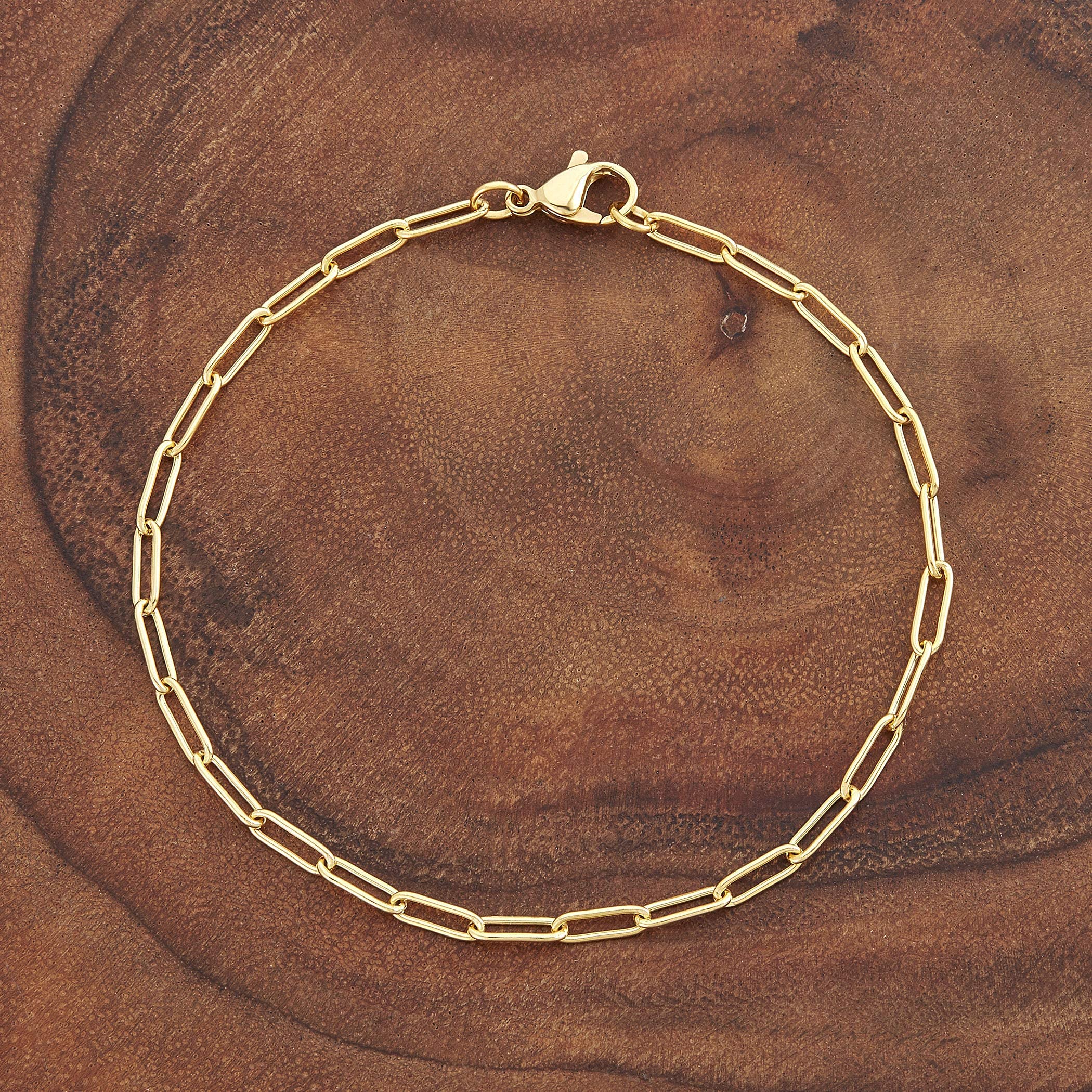 Foto 8 pulgar | Pulsera West Coast Jewelry De Acero Inoxidable Chapada En Oro Para Mujer - Venta Internacional.