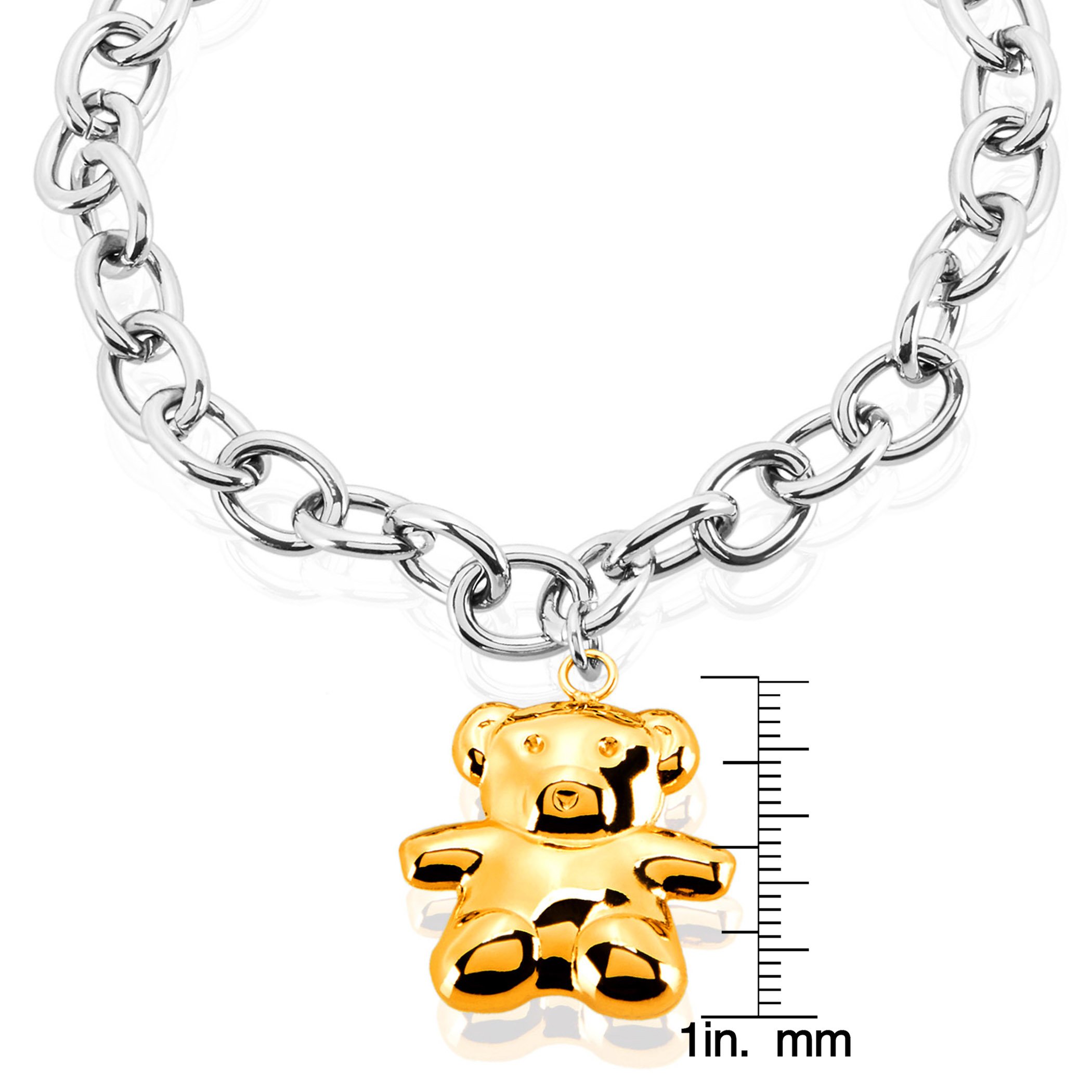 Foto 4 pulgar | Pulsera West Coast Jewelry De Acero Inoxidable Chapada En Oro Para Mujer - Venta Internacional.