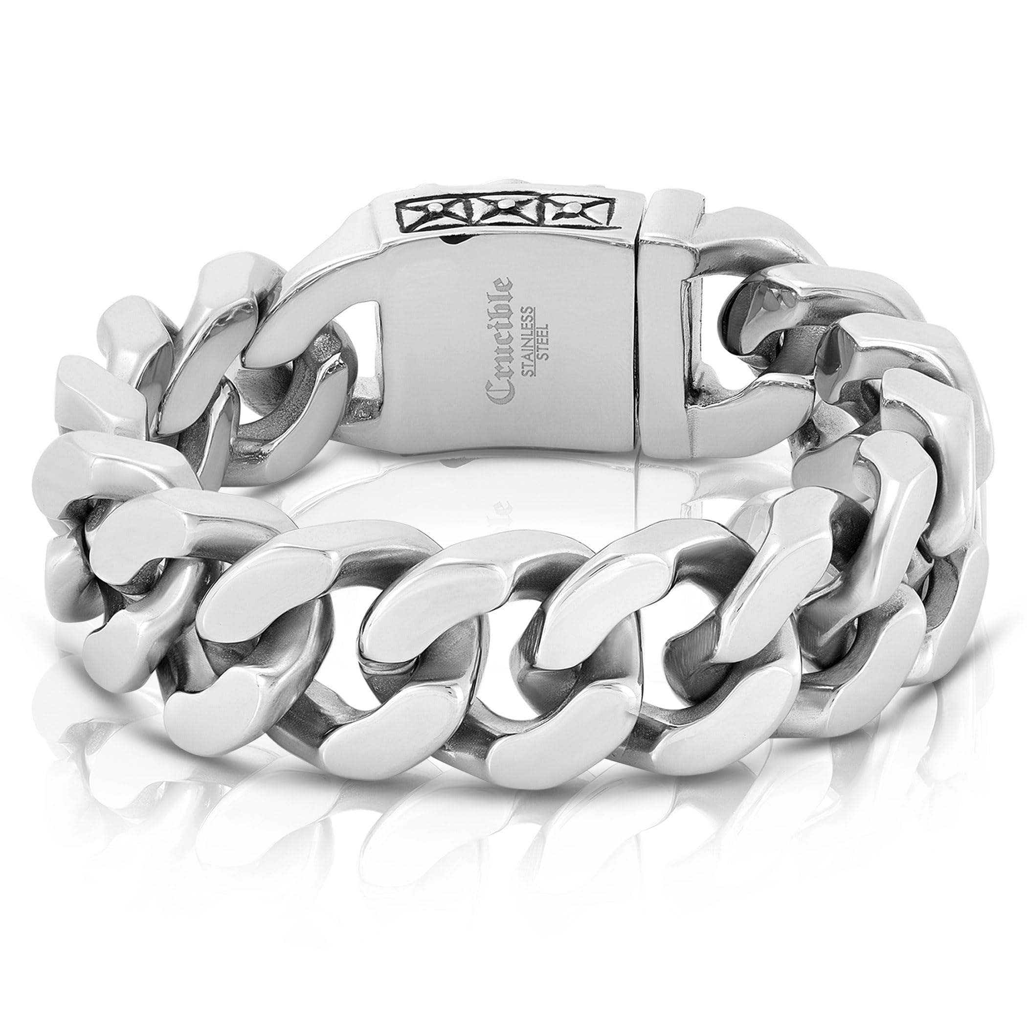 Foto 3 pulgar | Pulsera West Coast Jewelry Crucible De Acero Para Hombre, 20 Mm - Venta Internacional.